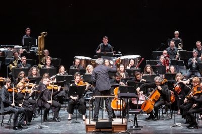A good chunk of the orchestra PHOTO by Matt Duboff-WNMF - Concert 7-052 (400x267)