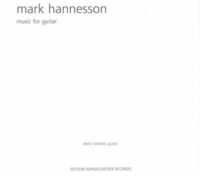 Hannesson - Music for Guitar (400x352)